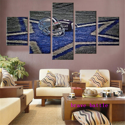 Dallas Cowboys Canvas Oil Painting Perfect For Living Room