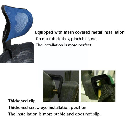 Computer Chair Headrest with Height Adjustment