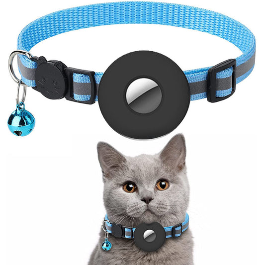 Airtag Cat Collar Airtag Pet Collar With Bell Airtag Reflective Collar