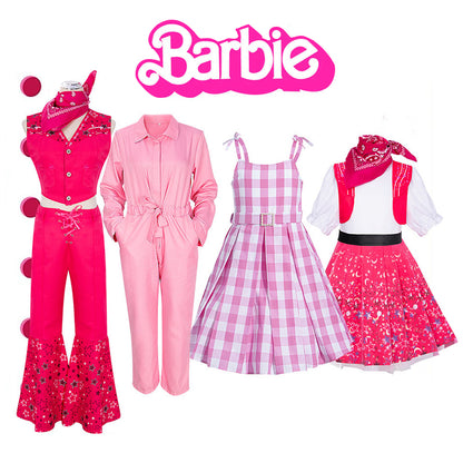 Halloween movie Barbie cos costume live action movie Barbie dress Leggings cosplay costume