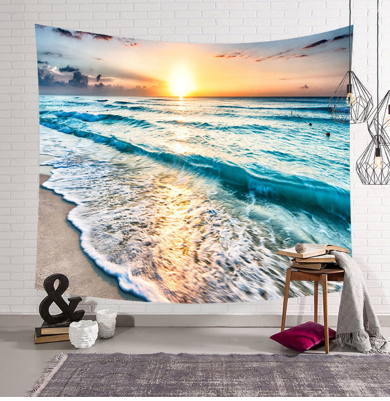 3D Beach Hanging Wall Tapestry Home Decor Beach Towel 150x130cm/150x102cm